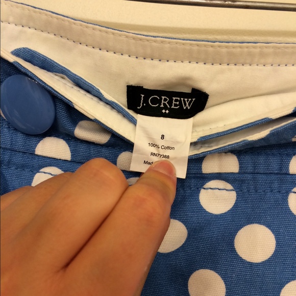 J crew cotton mini skirt - Picture 2 of 2